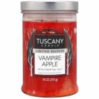 Tuscany 18 oz Limited Edition Vampire Apple Scented Halloween Jar Candle