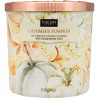 Tuscany Cashmere Pumpkin Scented Jar Candle - Fall Collection Perspective: Main