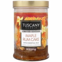 Tuscany Limited Edition Maple Rum Cake Jar Candle