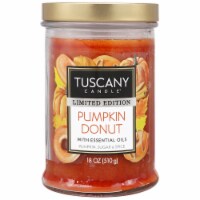 Tuscany Candle Limited Edition Pumpkin Donut Scented Jar Candle