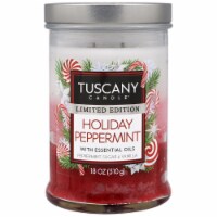 Tuscany Candle® Limited Edition Holiday Peppermint Scented Jar Candle