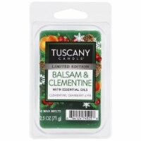 Tuscany Candle® Limited Edition Balsam & Clementine Wax Melt Perspective: Main