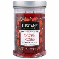 Tuscany Candle™ Limited Edition Scented Jar Candle Dozen Roses Perspective: Main