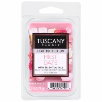 Tuscany Candle Valentine's Day Limited Edition Wax Melt First Date Perspective: Main