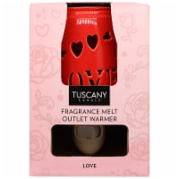 Tuscany Candle Valentine's Day Limited Edition Love Outlet Warmer Perspective: Main