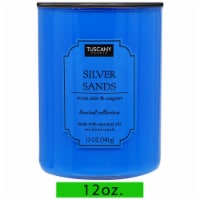 Tuscany Color Splash Collection Jar Candle Silver Sands Perspective: Main