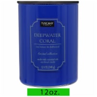 Tuscany Color Splash Collection Scented Jar Candle - Deepwater Coral Perspective: Main
