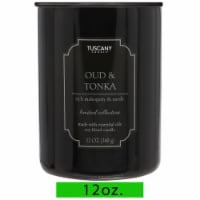 Tuscany Color Splash Collection Scented Jar Candle - Oud & Tonka Perspective: Main
