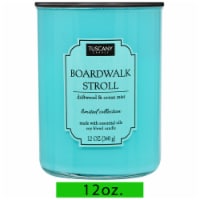 Tuscany Color Splash Collection Scented Jar Candle - Boardwalk Stroll Perspective: Main