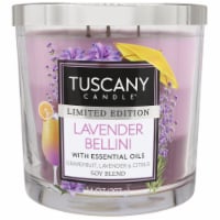 Tuscany Limited Edition Scented Triple Pour Jar Candle - Lavender Bellini Perspective: Main