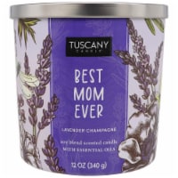 Tuscany Limited Edition Scented Jar Candle - Best Mom Ever Perspective: Main