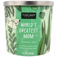Tuscany Limited Edition Scented Jar Candle - World's Greatest Mom Perspective: Main
