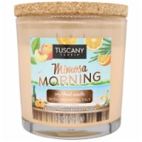 Tuscany Limited Edition Mimosa Morning Scented Jar Candle Perspective: Main