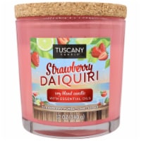 Tuscany Limited Edition Strawberry Daiquiri Scented Jar Candle Perspective: Main