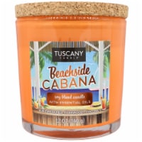Tuscany Limited Edition Beachside Cabana Scented Jar Candle Perspective: Main