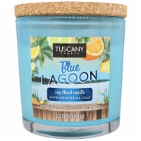 Tuscany Limited Edition Blue Lagoon Scented Jar Candle Perspective: Main