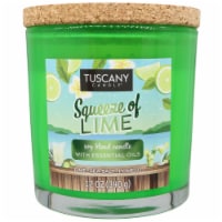Tuscany Limited Edition Squeeze of Lime Scented Jar Candle Perspective: Main