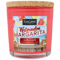 Tuscany Limited Edition Watermelon Margarita Scented Jar Candle Perspective: Main