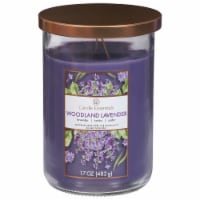 Candle Essentials Scented Jar Candle - Woodland Lavender Perspective: Main