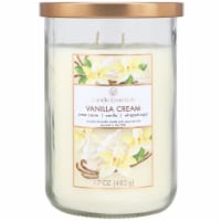 Candle Essentials Scented Jar Candle - Vanilla Cream Perspective: Main