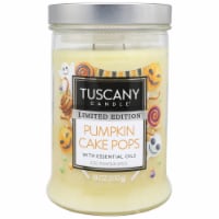 Tuscany Candle® Limited Edition Pumpkin Cake Pops Scented Jar Candle Perspective: Main