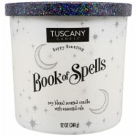 Tuscany Candle® Limited Edition Book of Spells Scented Jar Candle Perspective: Main
