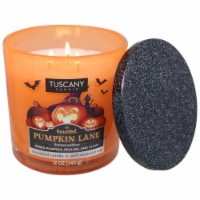 Tuscany Candle® Limited Edition Haunted Pumpkin Lane Scented Jar Candle Perspective: Main
