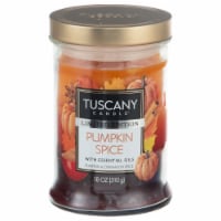 Tuscany Candle® LImited Edition Scented Triple Pour Jar Candle - Pumpkin Spice Perspective: Main