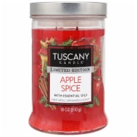Tuscany® Limited Edition Apple Spice Scented Jar Candle Perspective: Main