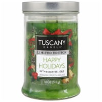 Tuscany® Limited Edition Happy Holidays Scented Jar Candle Perspective: Main