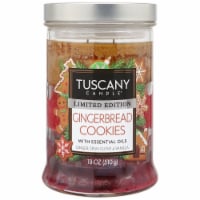 Tuscany Candle® Limited Edition Gingerbread Cookies Scented Triple Pour Jar Candle Perspective: Main