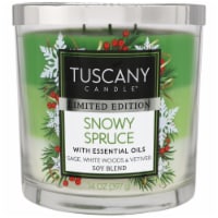 Tuscany Candle® Limited Edition Snowy Spruce Jar Candle Perspective: Main