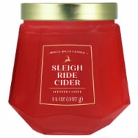 Holly Jolly Candle Limited Edition Sleigh Ride Cider Jar Candle Perspective: Main