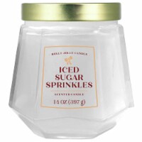 Holly Jolly Candle Limited Edition Iced Sugar Sprinkles Jar Candle Perspective: Main