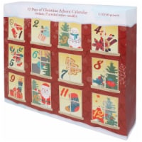 Empire Candle Co 12 Days of Christmas Advent Calendar Votive Candle Set Perspective: Main