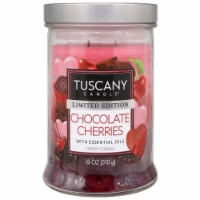 Tuscany Valentines Limited Edtion Scented Triple Pour Jar Candle - Chocolate Cherries Perspective: Main