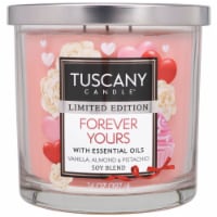 Tuscany Valentines® Limited Edition Forever Yours Scented Triple Pour Jar Candle Perspective: Main