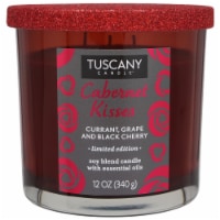 Tuscany Valentines Limited Edition Cabernet Kisses Scented Jar Candle Perspective: Main