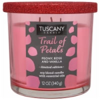 Tuscany Valentines Limited Edition Trail of Petals Jar Candle Perspective: Main