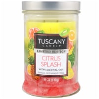 Tuscany Limited Edition Scented Triple Pour Jar Candle Citrus Splash Perspective: Main