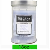 Tuscany Candle® Scented Jar Candle - Fresh Linen Perspective: Main