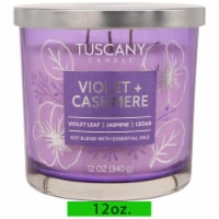 Tuscany Scented Jar Candle Violet & Cashmere Perspective: Main