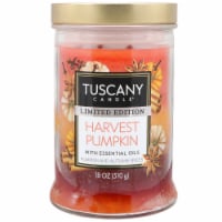 Tuscany Candle® Limited Edition Triple Pour Harvest Pumpkin Jar Candle Perspective: Main