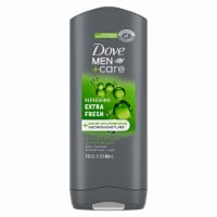 Dove Men Plus Care Body & Face Wash Extra Fresh - 13.5 oz (Pack of 2) Perspective: Main