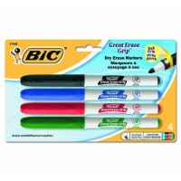 BIC Great Erase Low Odor Dry Erase Markers Fine Point Assorted 4 Dry Erase Marke (Pack of 14) Perspective: Main