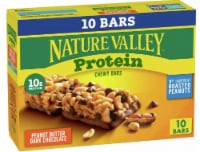 Nature Valley Peanut Butter Dark Chocolate Protein Chewy Bars (Pack of 3)