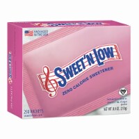 Sweet'N Low Zero Calorie Sweetener, 250 count, 8.8 oz (Pack of 8)