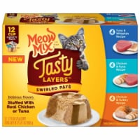 Meow Mix Tasty Layers Wet Cat Food Variety Pack (Pack of 20)
