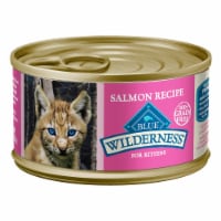 Blue Buffalo Wilderness Kitten Salmon Recipe Canned Cat Food (Pack of 6) Perspective: Main