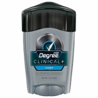 Degree Men Clinical Antiperspirant, Clean 1.7 oz (Pack of 6)